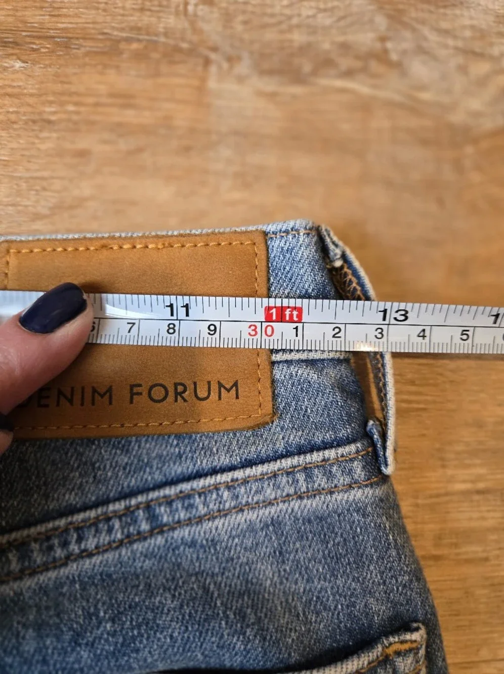 NWOT ARITZIA Denim Forum The Arlo High Rise Straight Jeans 30L Size 25 - Picture 7 of 9